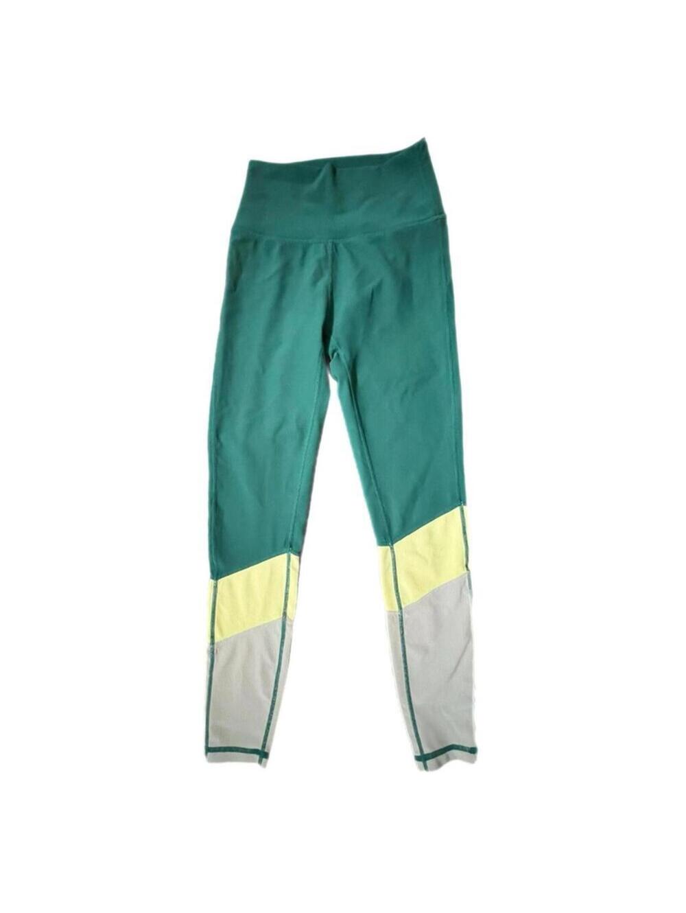WILO The Label Green Color Block Leggings - XL